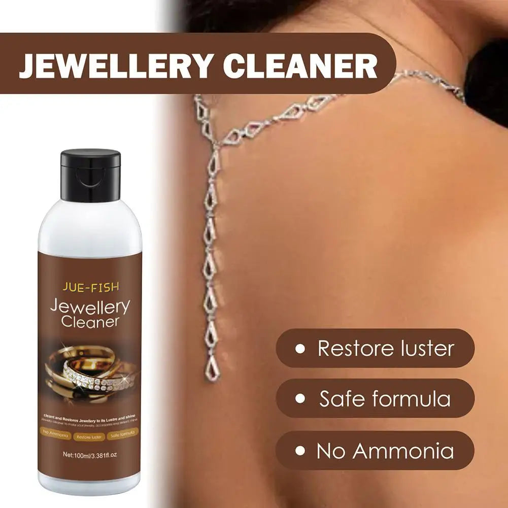 Jewelry Cleaning Concentrate Solution 100ml | Lens & Metal Cleaner