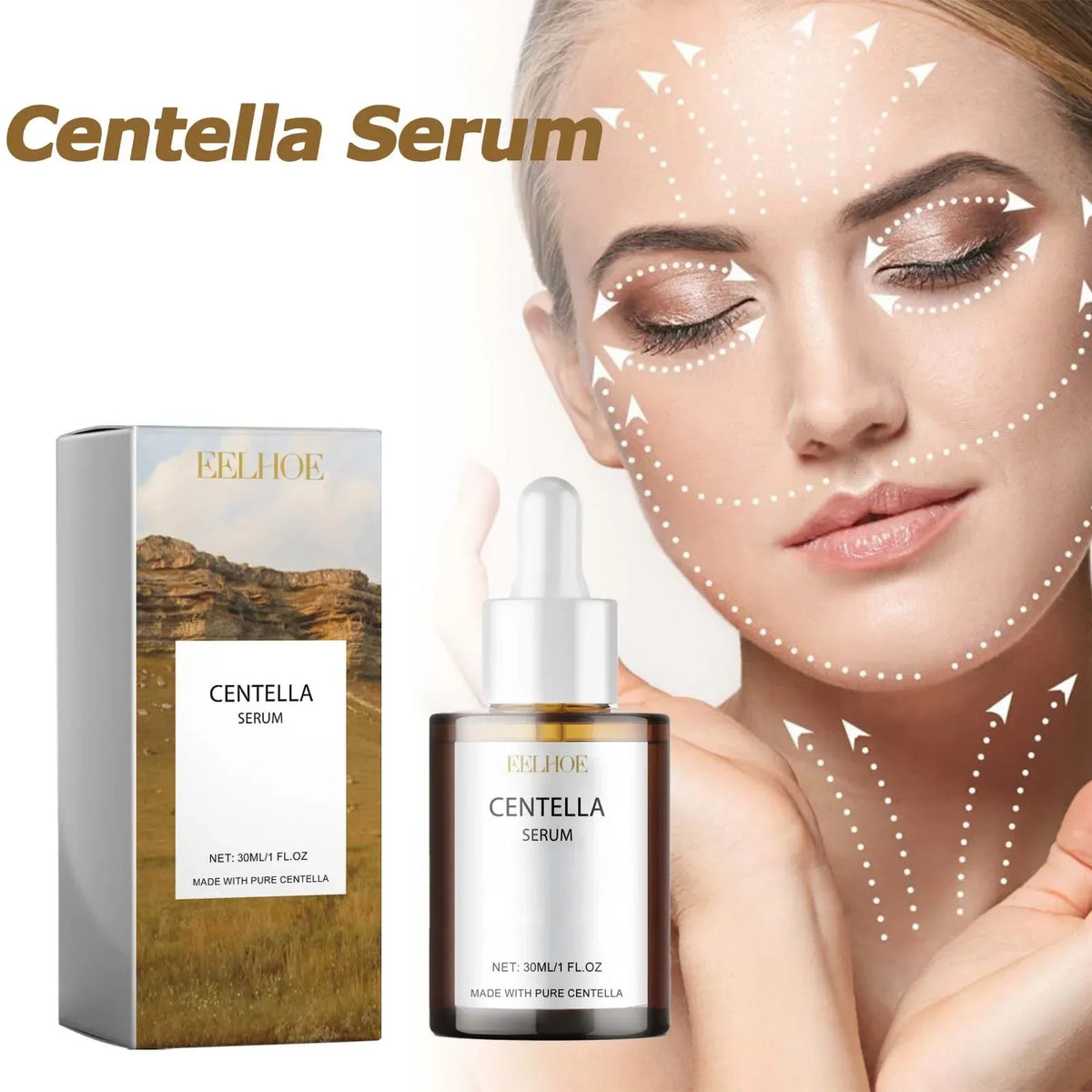 Centella Serum Nourish Improvement Dry Skin Smoothing Rejuvenation