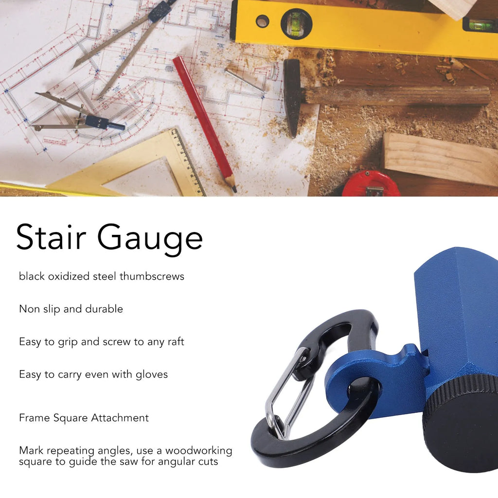 Aluminium Alloy Stair Gauge Aluminum Hex Flat Thumb Screw Framing