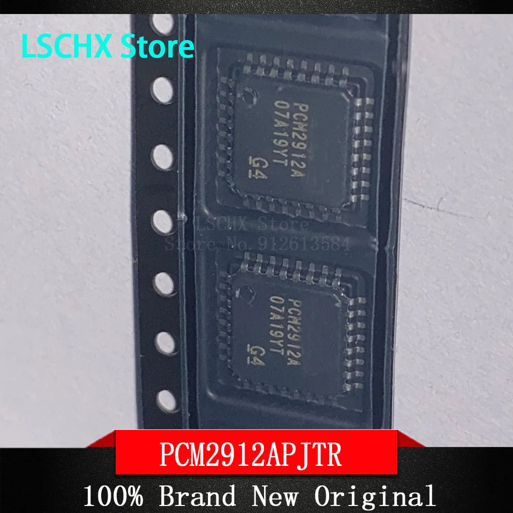 5-Pack PCM2912APJT TQFP-32 USB Audio Codec IC Chips