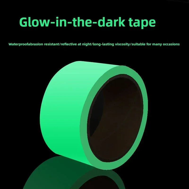5M Glow in the Dark Self-Adhesive Tape | Waterproof Luminous Strip