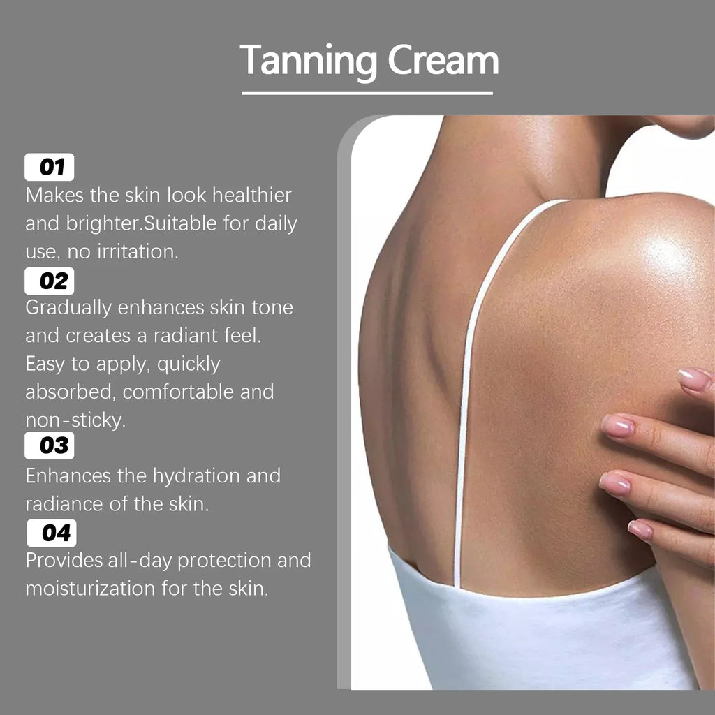 Jaysuing Sunless Self Tanner Bronzer Cream – Body & Face
