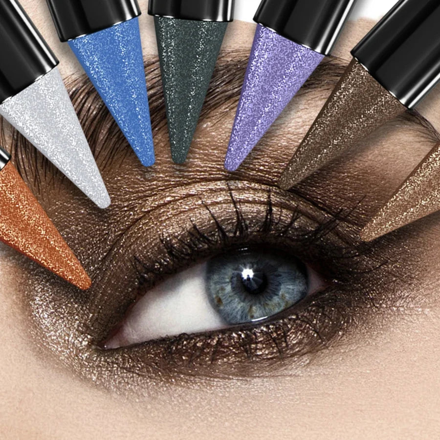 KAFURUX 25-Color Pearlescent Eyeshadow Stick – Waterproof