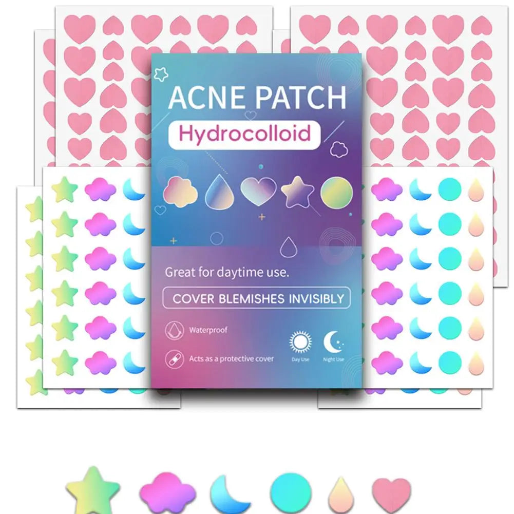 Star Pimple Patches – Colorful Invisible Acne Spot Stickers