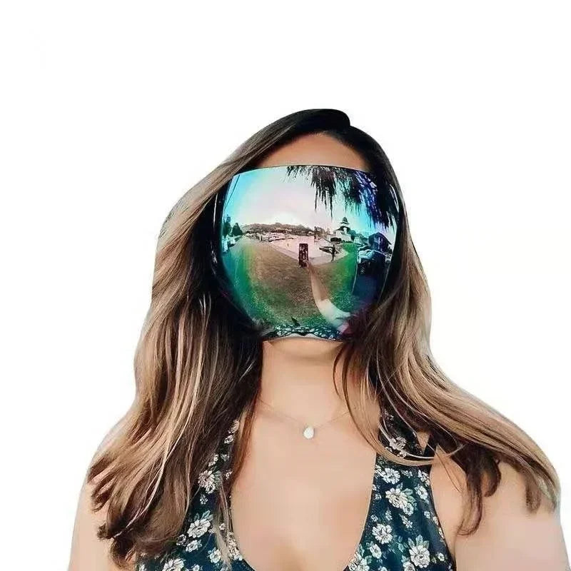 Full Face UV Mask – Oversized Punk Goggle Sunglasses | Riding