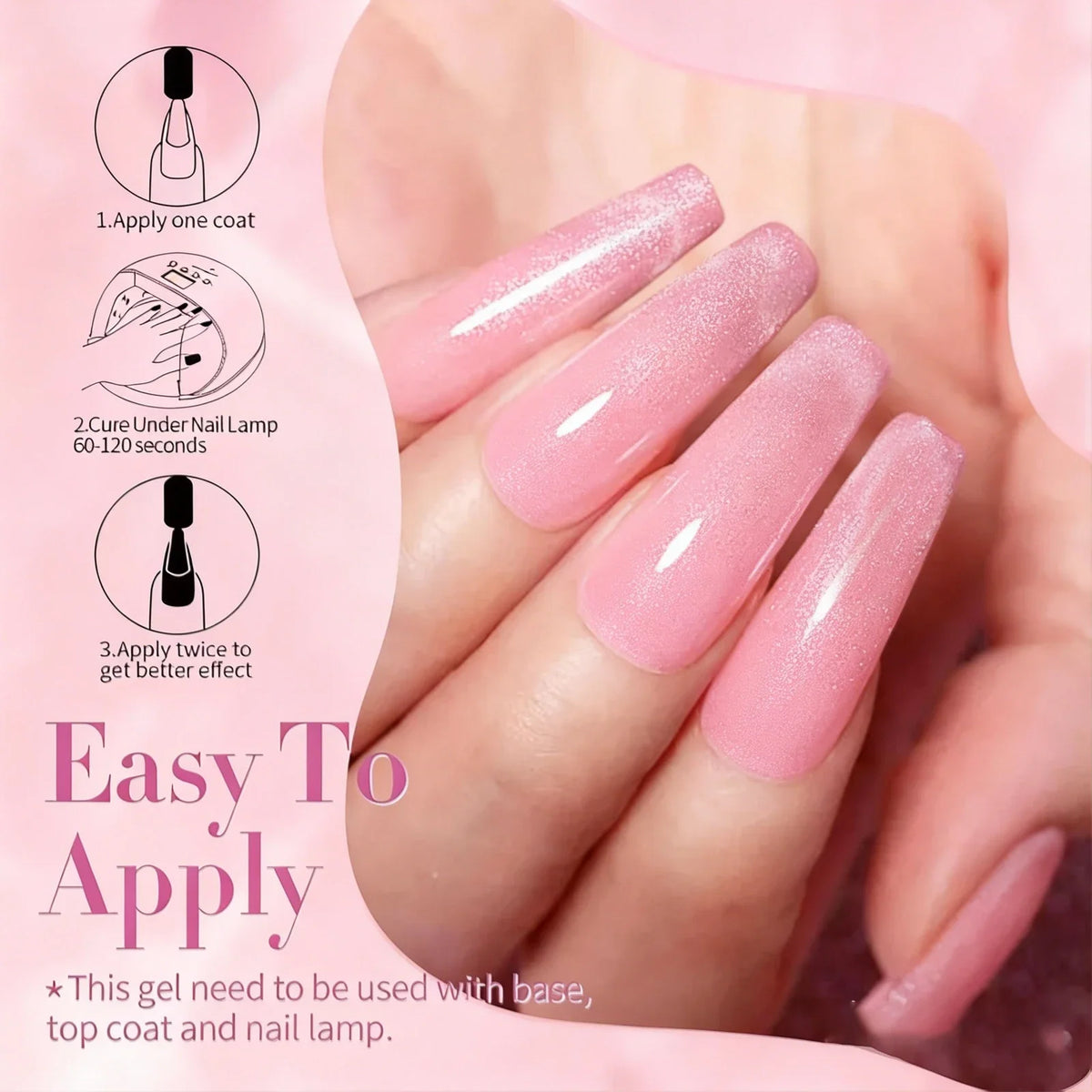YURHERSU Soak-Off UV LED Gel Nail Polish – Long Lasting 10ml
