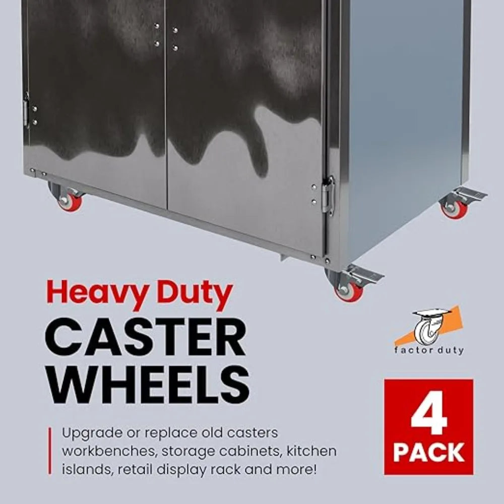 PVC Swivel Caster Wheels 1–2 Inch | Furniture & Trolley Rollers