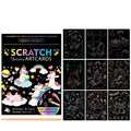 Children Scratch Painting Magic Rainbow Colors Art Card Books Early