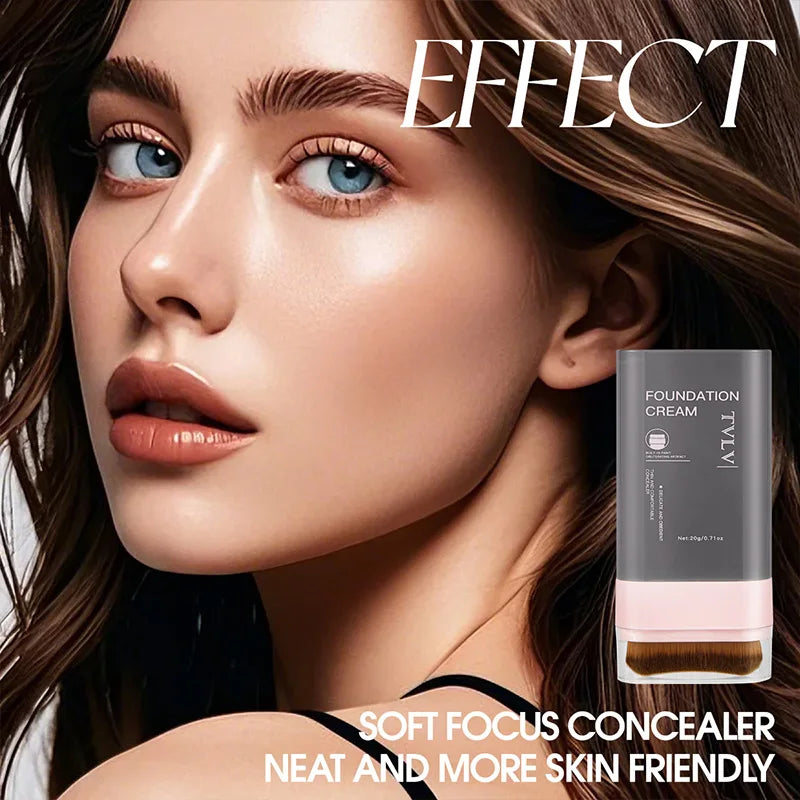 Concealing Foundation Stick 5 Shades Built-in Brush Brighten