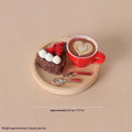 Miniature Coffee & Pastry Set | 1:12 Dollhouse Kitchen Accessory