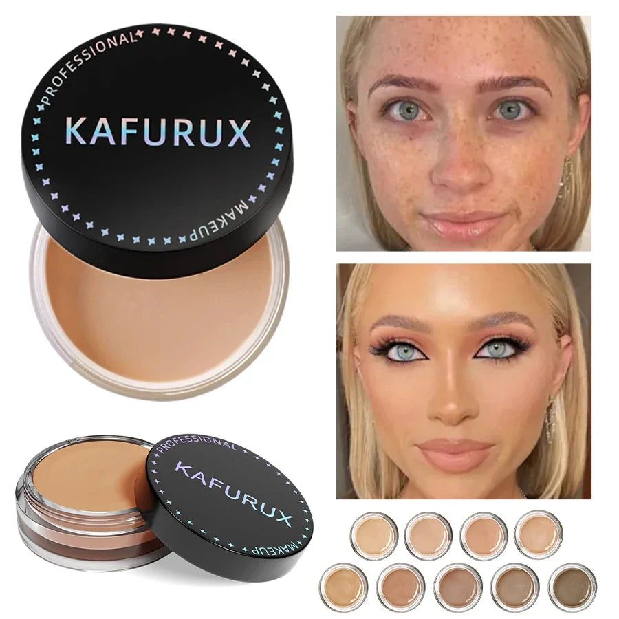 KAFURUX 9-Shade High Coverage Concealer BB Cream – Waterproof