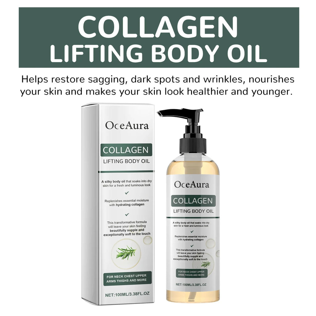 OceAura Collagen Body Oil – Firming, Anti-Aging & Hydrating 100ml