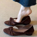 Women's Retro Low Heel Open Toe Sandals – Knot Cross Strap