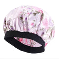 Satin Sleep Bonnet with Elastic Wide Band – Women's Head Wrap