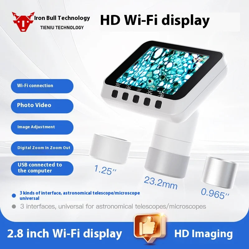 1000X Digital Microscope with 2.8" Screen – Desktop Inspection