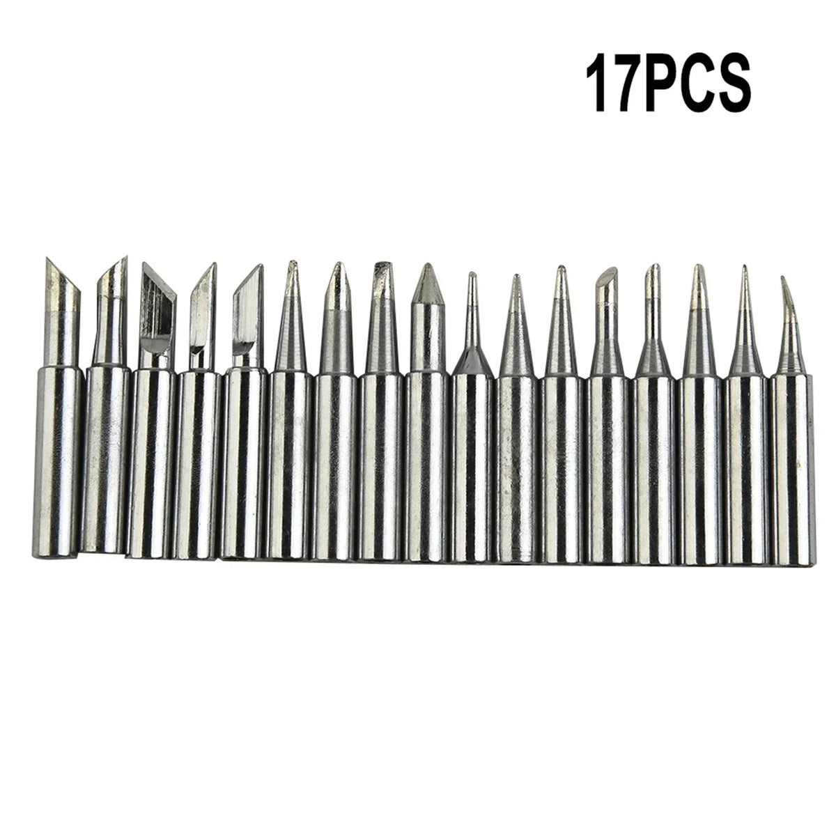 17-Pc 900M-T Soldering Iron Tips Set – Copper Alloy, All Types