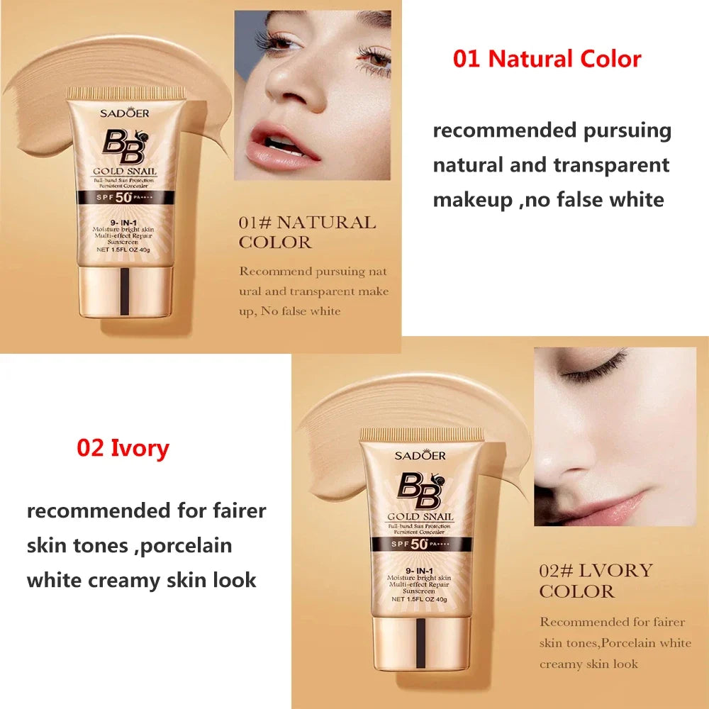 Oil-control Matte BB Cream Liquid Foundation Waterproof Lasting Full