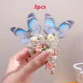 Mesh Butterfly Headbands for Girls – Floral Round Design