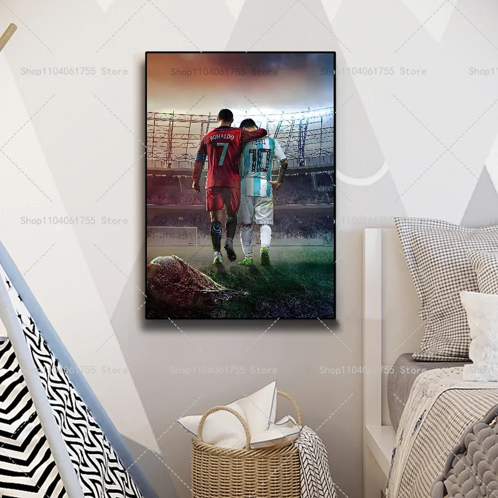 Cristiano Ronaldo Wall Poster – Self-Adhesive Waterproof Sticker