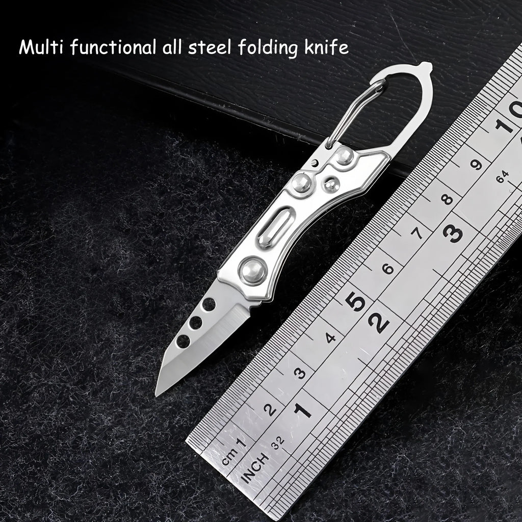 Mini Folding Pocket Knife – Keychain Utility & Camping Tool