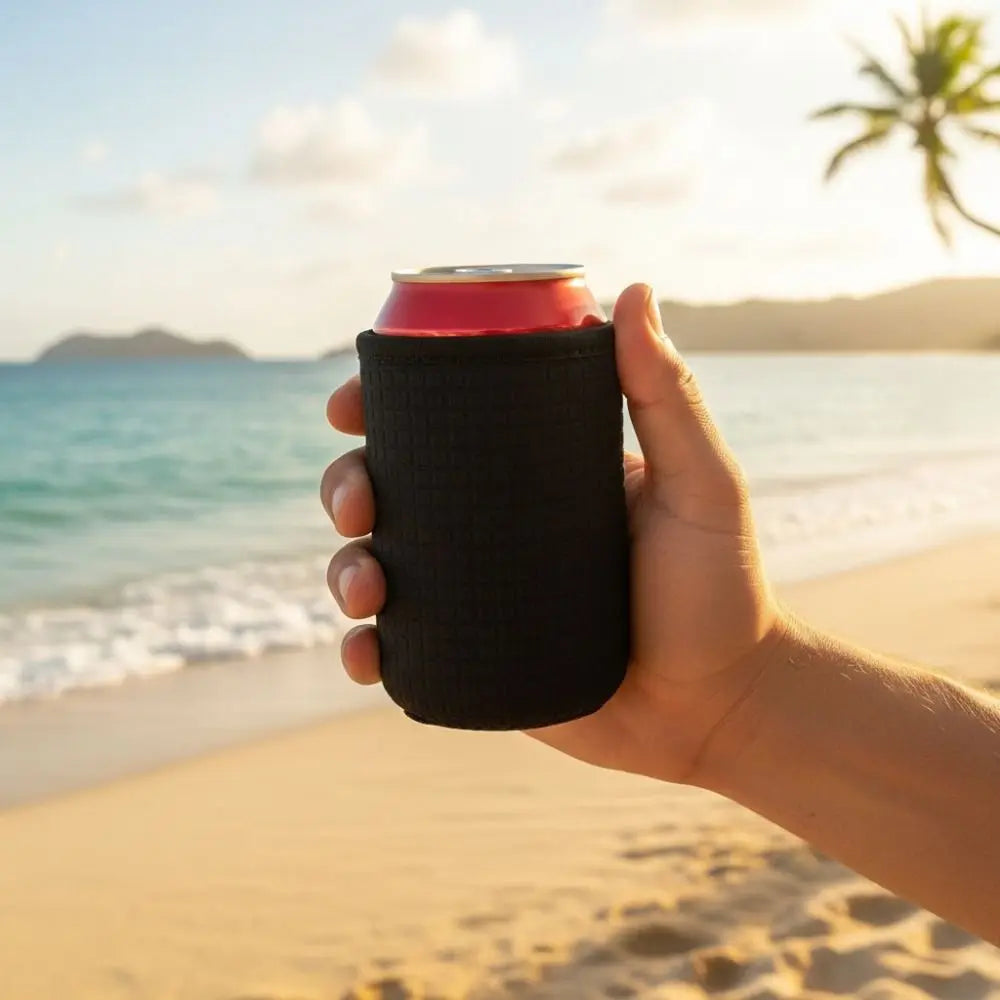 4-Pack Neoprene Can Cooler Sleeves – Non-Slip & Insulated