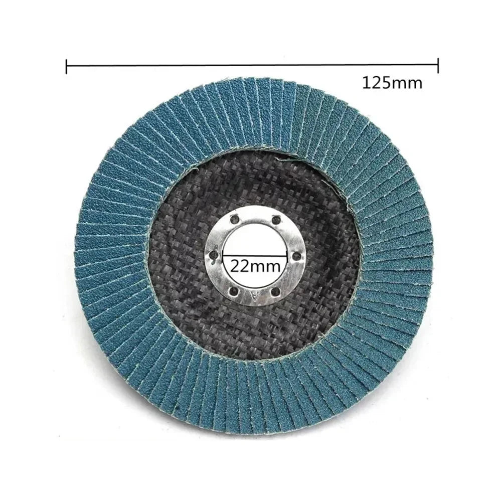 5" 125mm Zirconia Flap Sanding Discs – 40/60/80/120 Grit