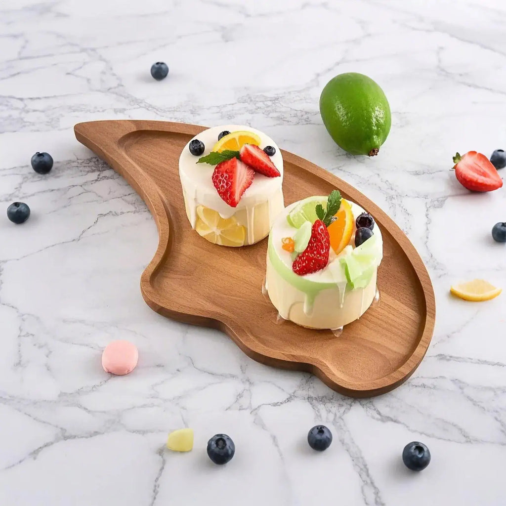 Rustic Wooden Charcuterie Board & Decorative Serving Tray