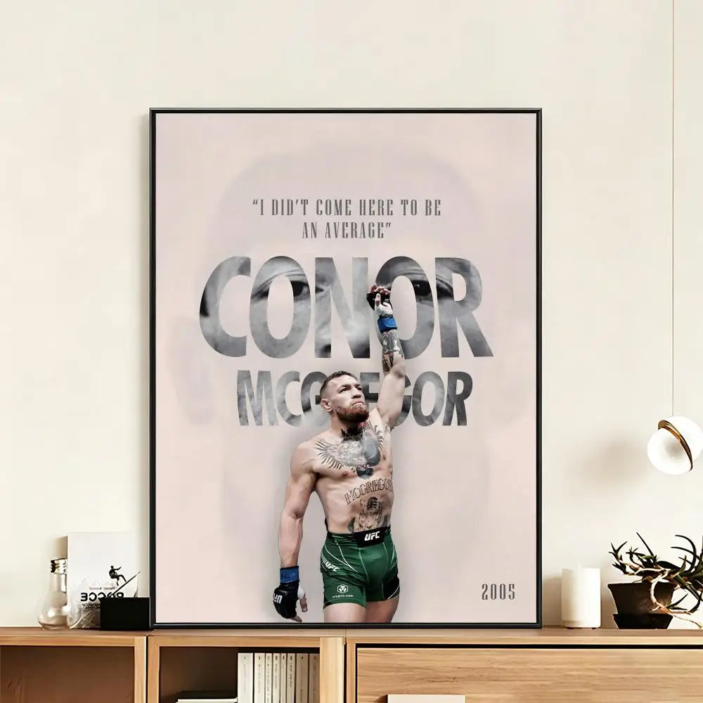 Conor McGregor HD Art Poster – Waterproof Sticky Wall Decor