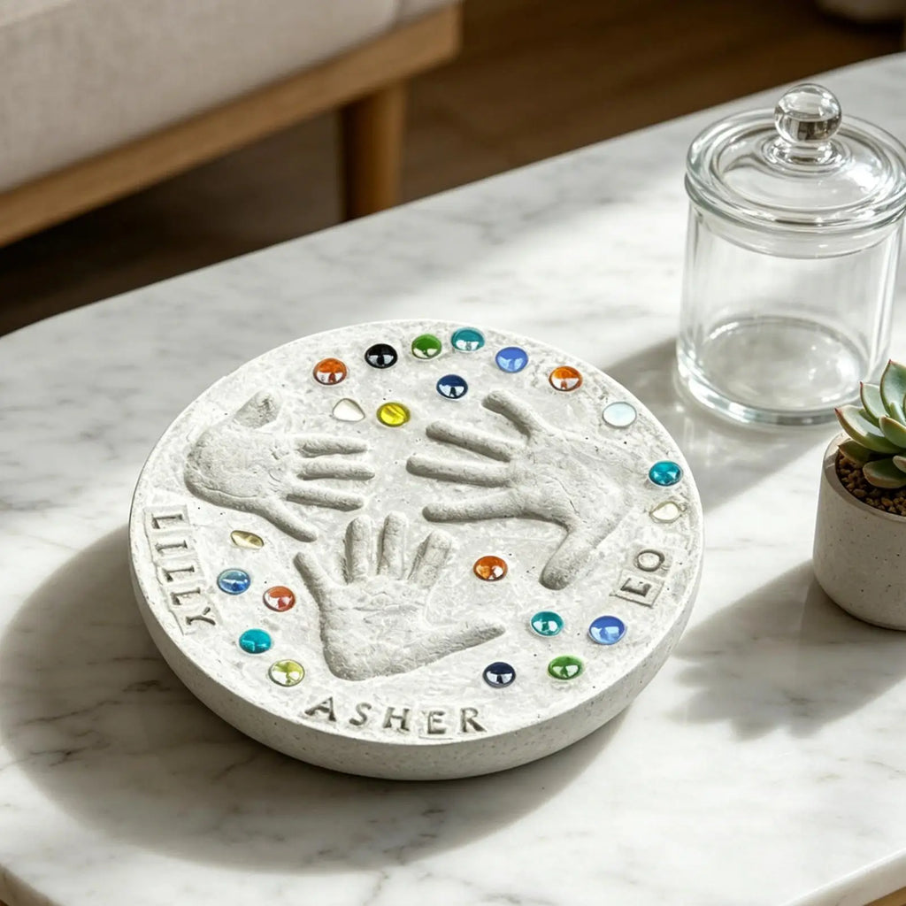DIY Handprint Stepping Stone Kit – Family Garden Keepsake
