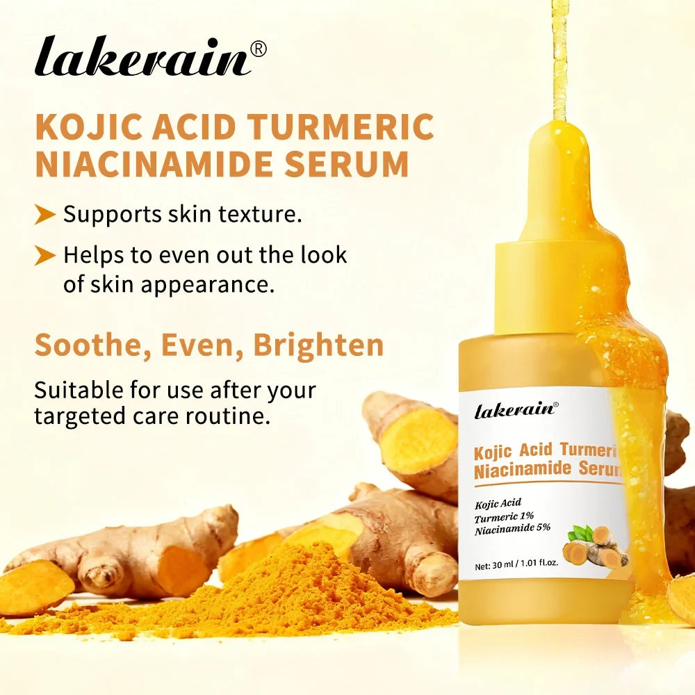 Kojic Acid Turmeric Niacinamide Brightening Glow Serum 30ml