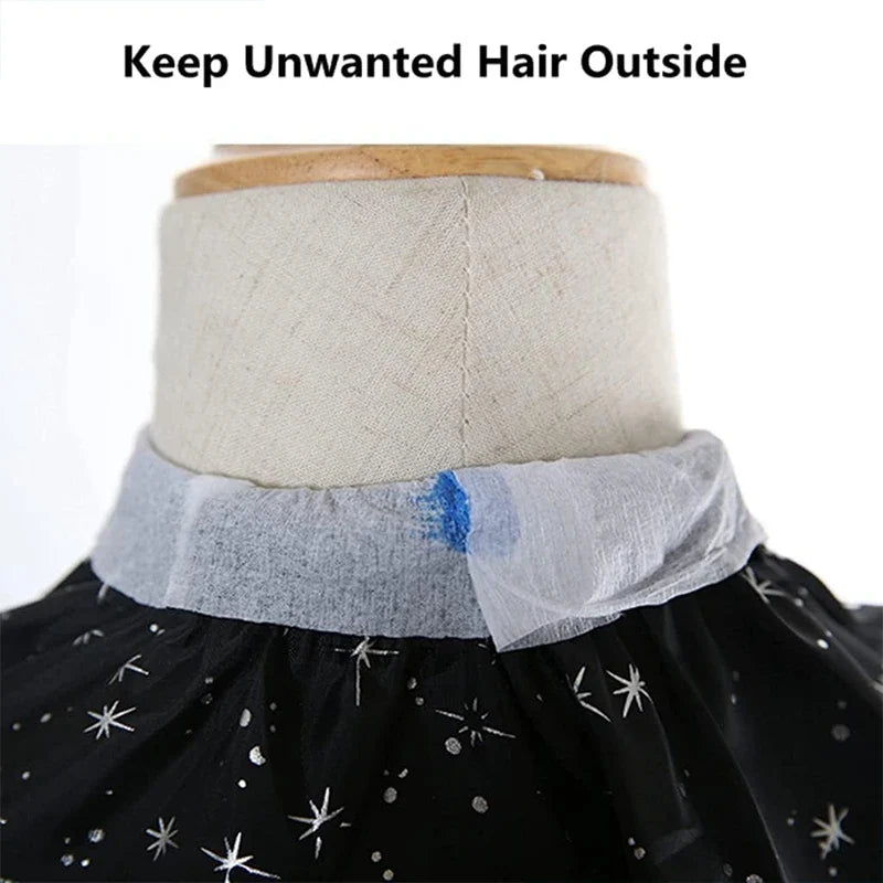 Salon Neck Paper Strips – Stretchy Disposable Hairdressing Cover