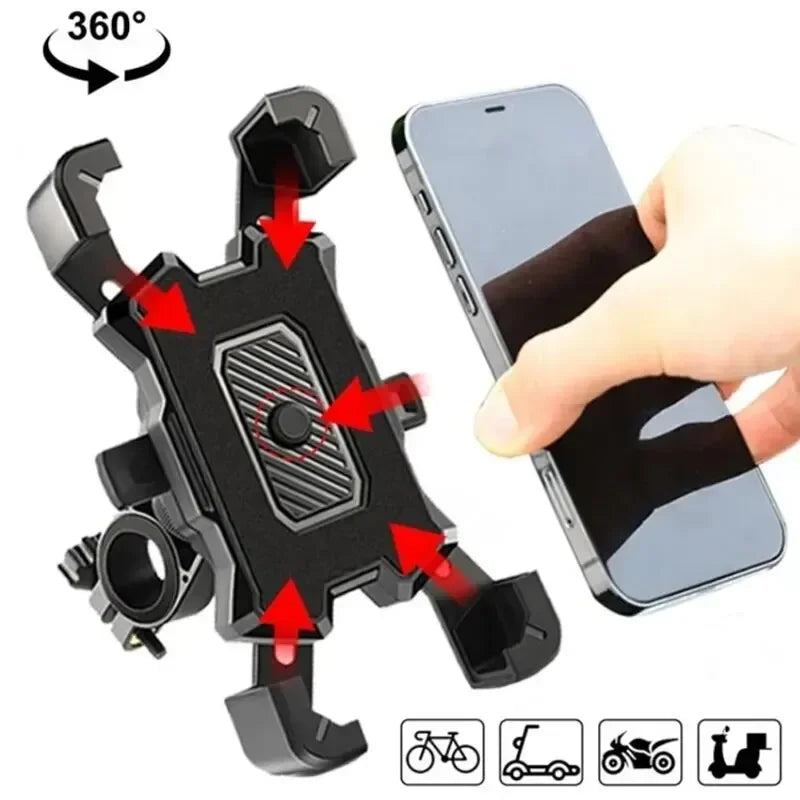 360 Rotatable Electric Bicycle Phone Holder IPhone Xiaomi Riding MTB