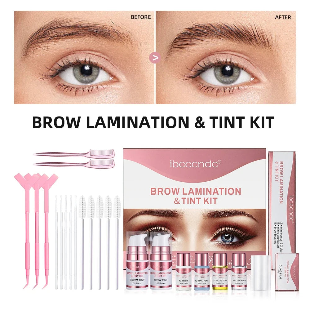Brow Lamination & Lash Lift Tint Kit | Semi-Permanent ibcccndc