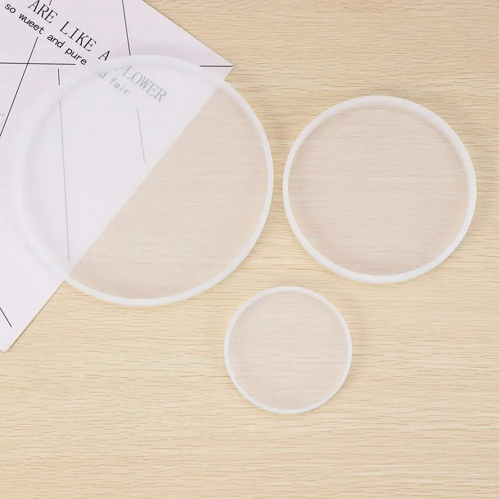 Silicone Mold Round Petri Dish Coaster Epoxy Resin Art Supplies Make