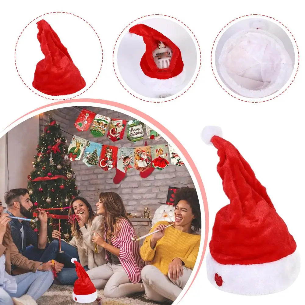 Electric Singing Dancing Santa Hat – Music Christmas Party Hat