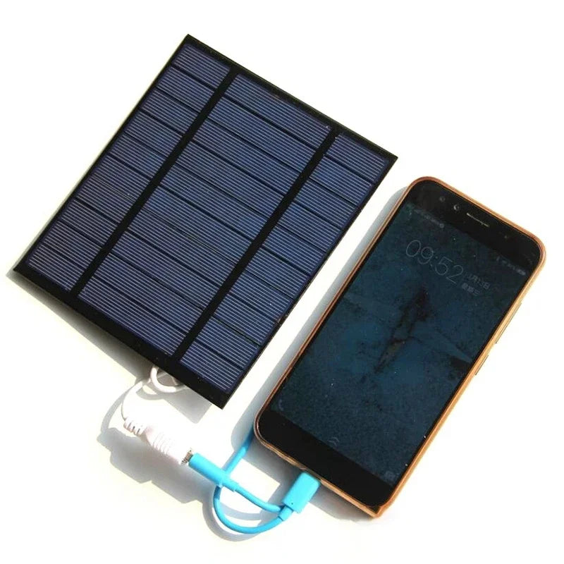5W Solar Powered 4-Inch USB Fan – Camping, Yacht & Pet Houses