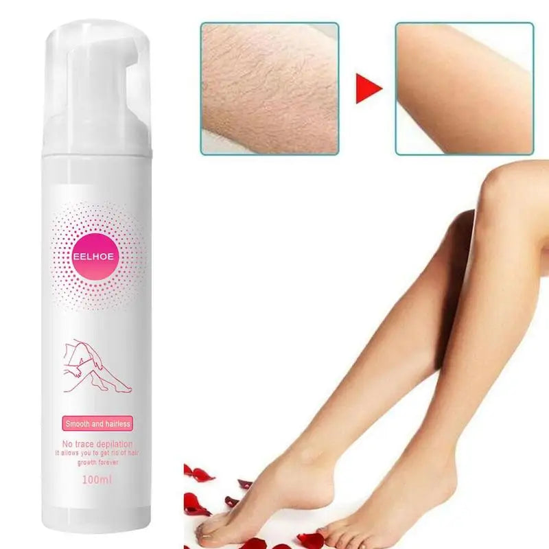 Hair Removal Foam Mousse Spray 30ml & 100ml – Gentle Formula