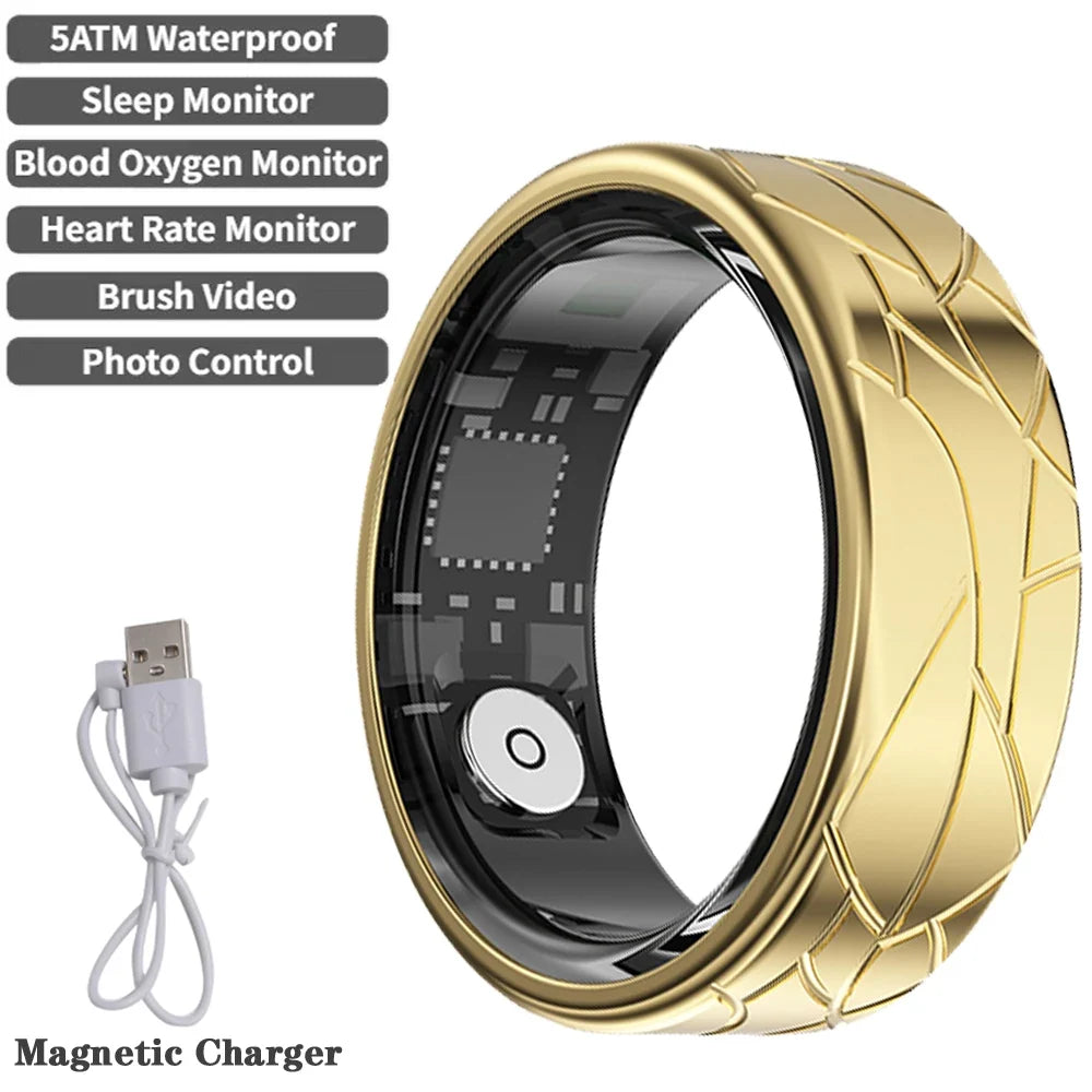 2026 Smart Ring Health Sleep Tracker Heart Rate Blood Oxygen Monitor
