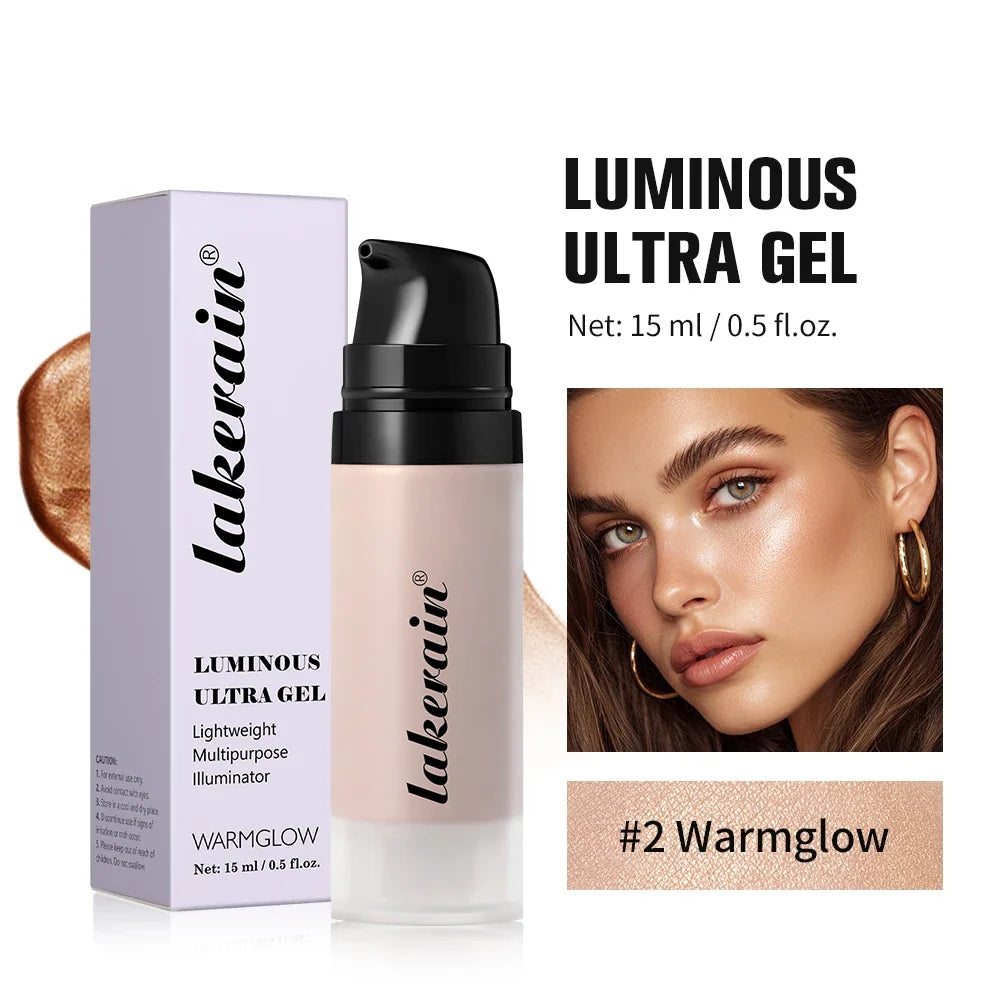 Glowy Super Gel Illuminating Primer & Highlighter | Dewy Glow