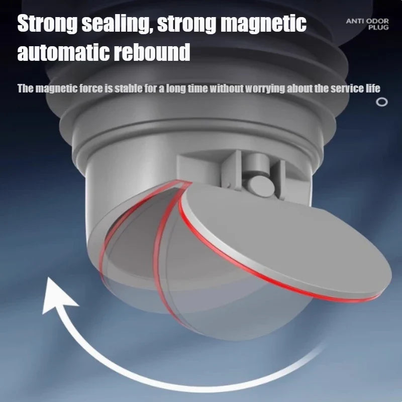Silicone Drain Pipe Sealing Plug – Anti-Odor Floor Drain Trap