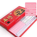 Mini Portable Chinese Mahjong Game Tiles Compact Board Family Outdoor