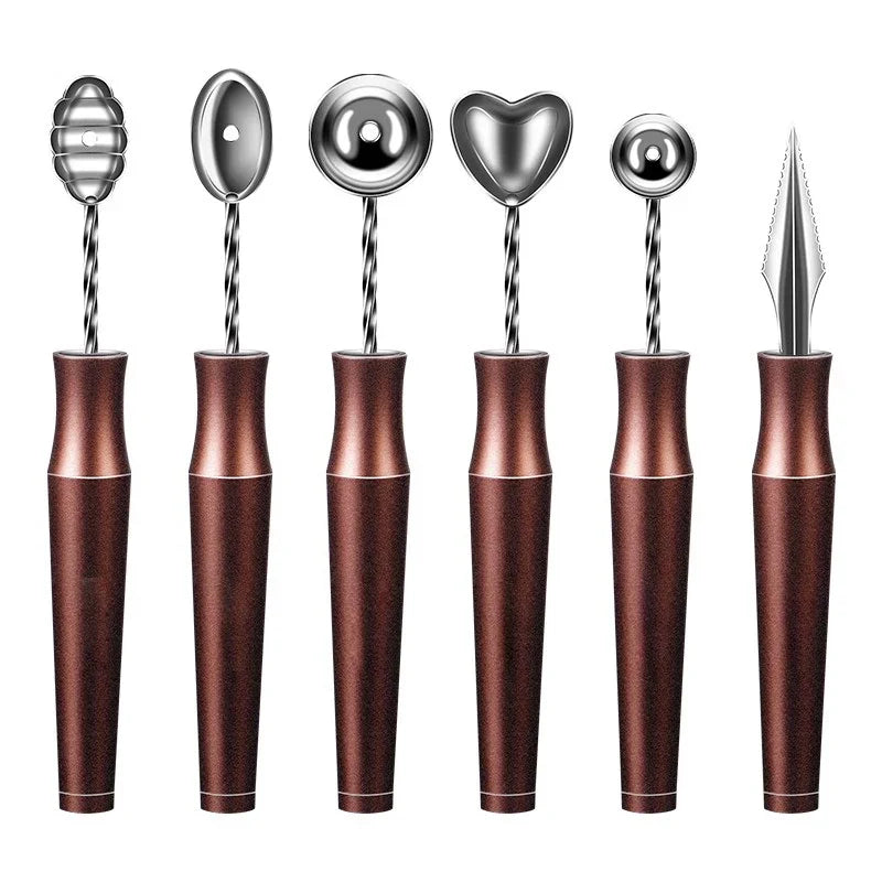 Stainless Steel Melon Baller, Fruit Carving & Ice Cream Scoop