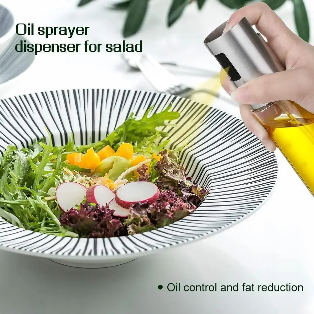 Glass Pressurized Oil Spray Bottle – Kitchen & BBQ Dispenser