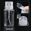 100ml Refillable Press Pump Dispenser Bottle | Nail Care