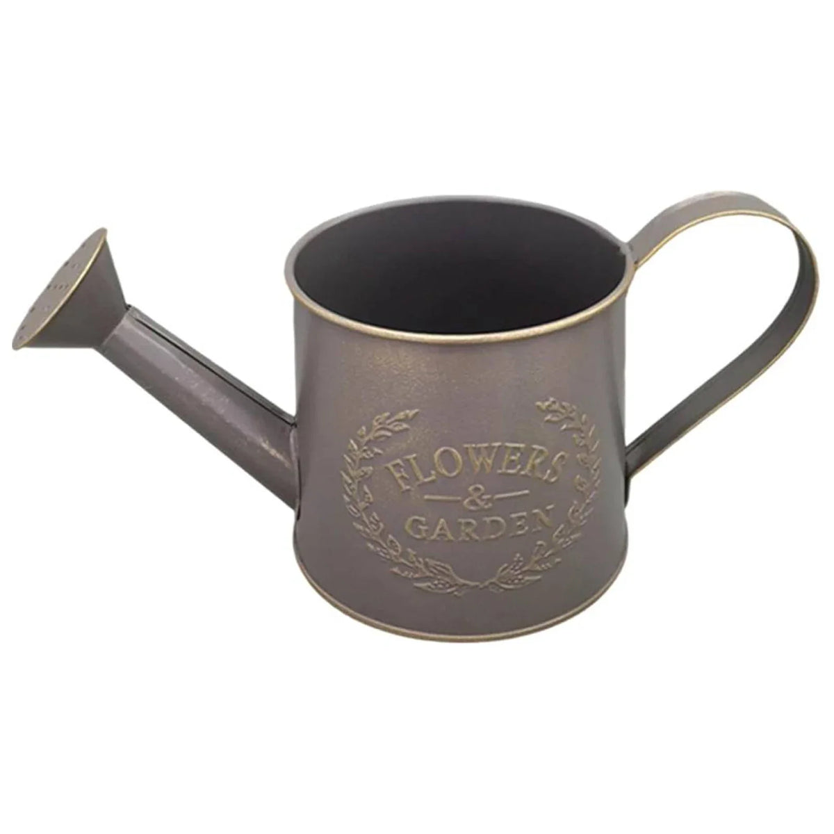 Metal Garden Watering Can Handle Small Bucket Vintage Pot Succulents