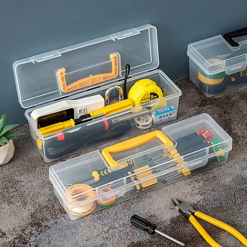 Multi-Compartment Tool Storage Box – Hardware & Screw Organizer
