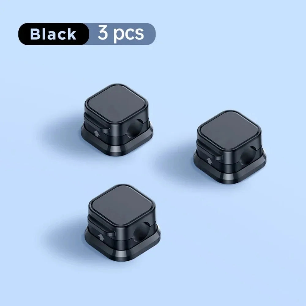 Magnetic Cable Clips – Adhesive Cord Organizer 6-Pack