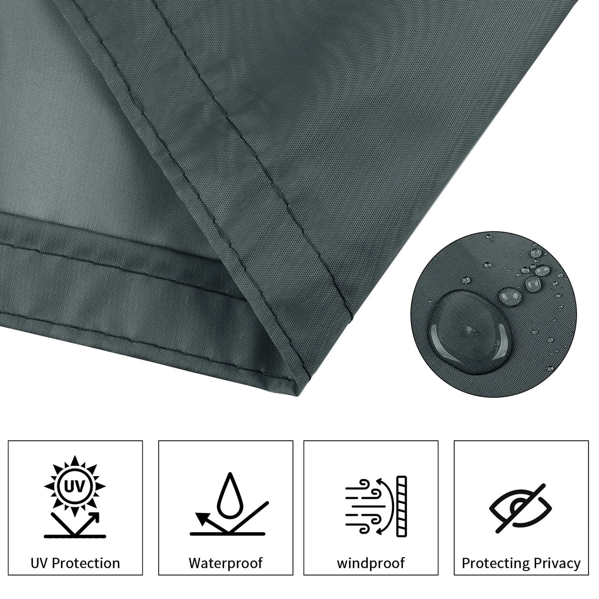 Outdoor Privacy Screen Fence Sunshade Net | Balcony Garden