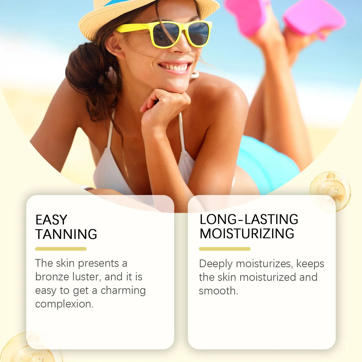 OceAura Golden Bronzing Tanning Lotion & Accelerator Cream 114g