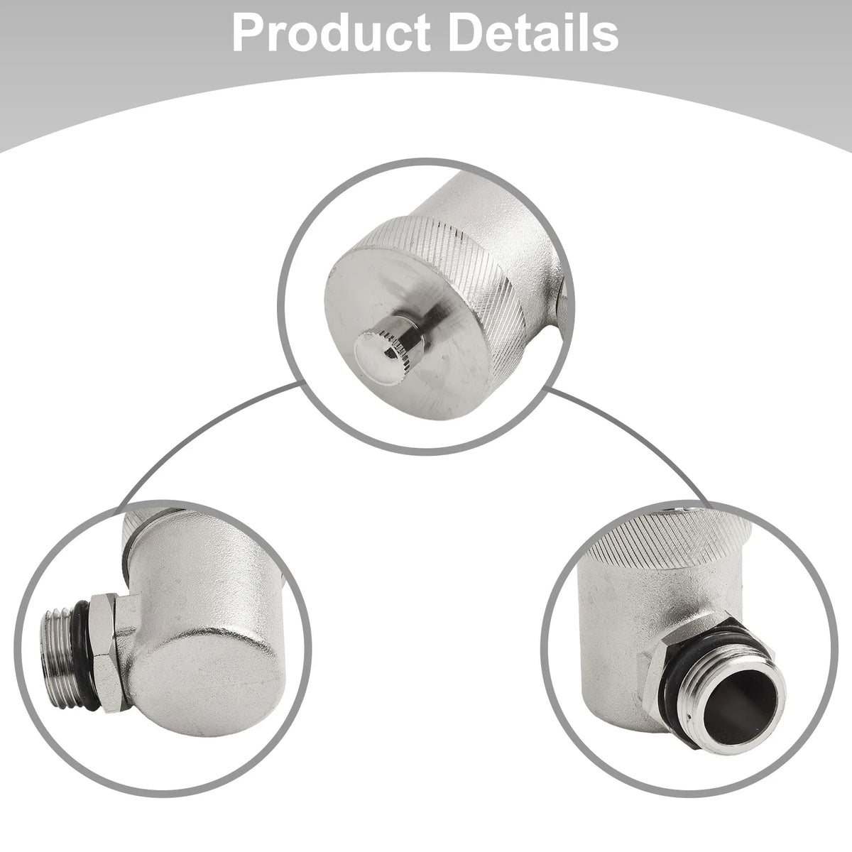 G1/2 DN15 Brass Automatic Air Vent Valve for HVAC Systems